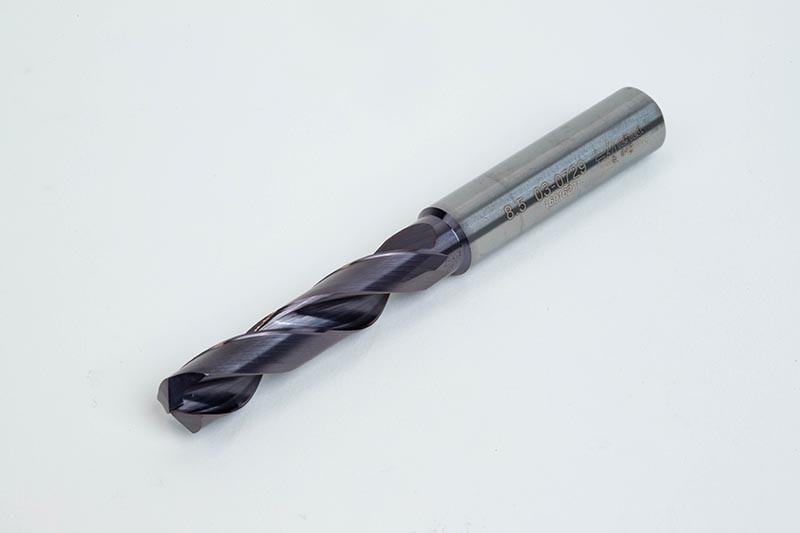 8.5mm Ø Carbide Drill, 10mm Shank x 140° Point Angle x 30° Helix, 3XD ...