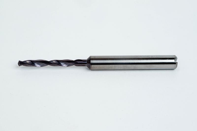 #31 Ø Carbide Drill, 6mm Shank x 140° Point Angle x 30° Helix, 5XD, 2 ...