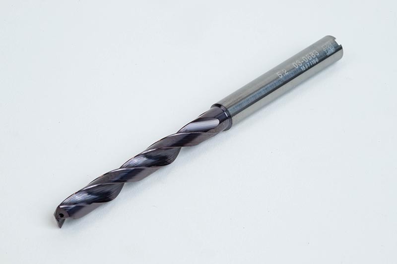 5.2mm Ø Carbide Drill, 6mm Shank x 140° Point Angle x 30° Helix, 5XD, 2 ...