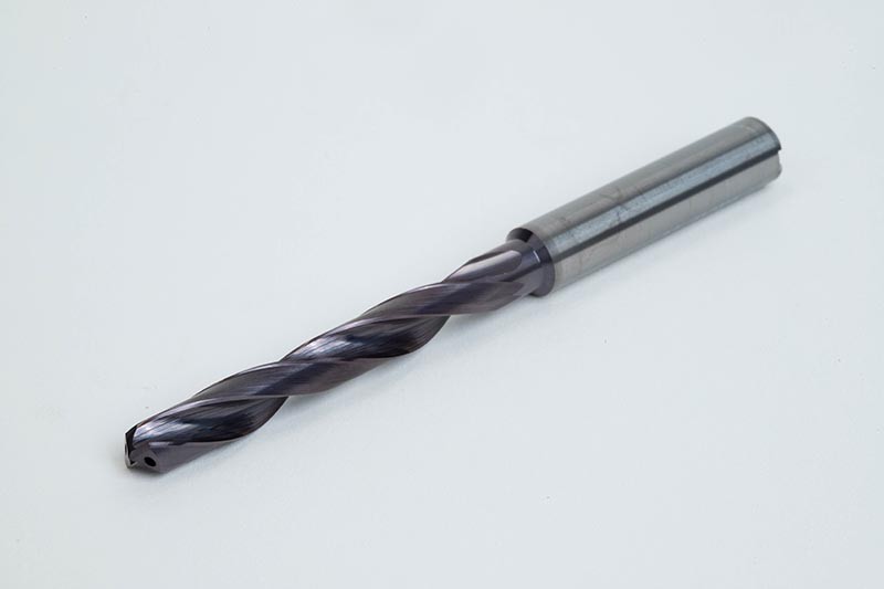 6.2mm Ø Carbide Drill, 8mm Shank x 140° Point Angle x 30° Helix, 5XD, 2 ...