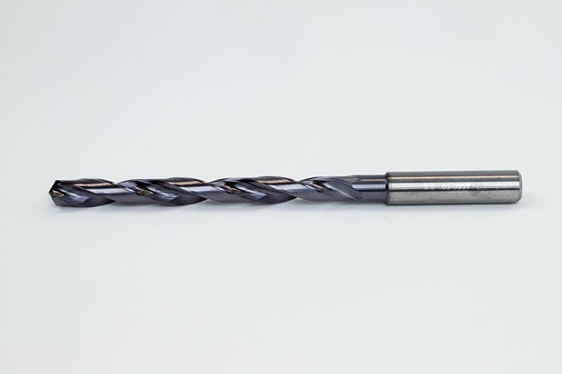 8.5mm Ø Carbide Drill, 10mm Shank x 140° Point Angle x 30° Helix, 8XD ...