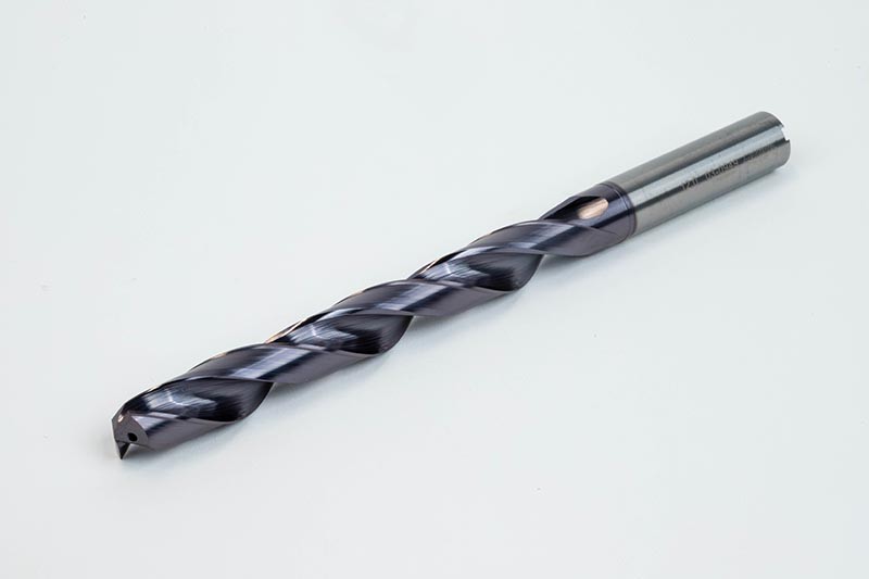 12mm Ø Carbide Drill, 12mm Shank x 140° Point Angle x 30° Helix, 8XD, 2 ...