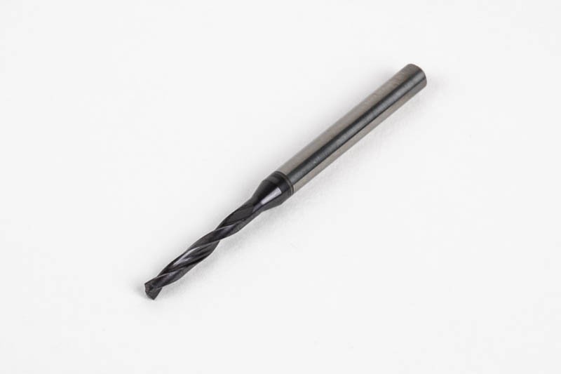 2mm Ø Carbide Drill, 4mm Shank x 140° Point Angle x 18° Helix, 3XD, 2 ...