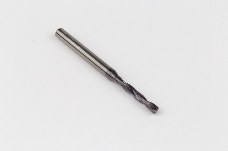 3mm Ø Carbide Drill, 6mm Shank x 140° Point Angle x 30° Helix, 3XD, 2 ...